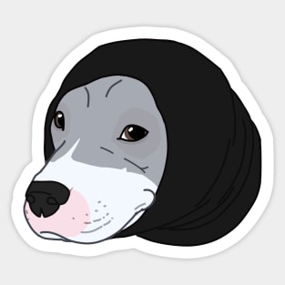 babushka (black) Sticker